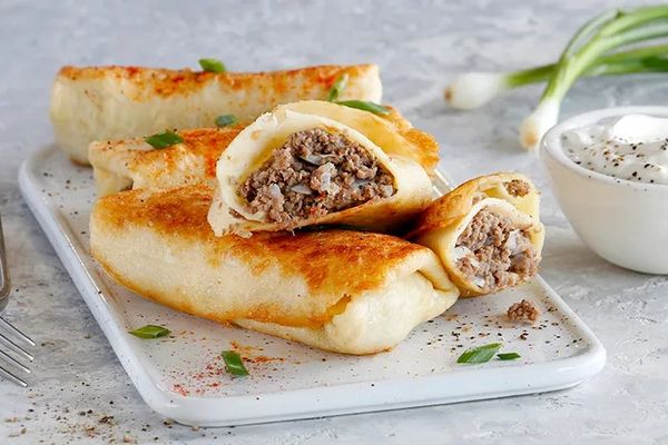 Блинчики з м'ясом